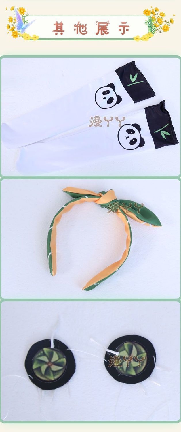 Game Identity V Cosplay Anime Panda Friend Little Girl Alice Derose Cosplay Costume Doll Green Rompers Uniform Accessories