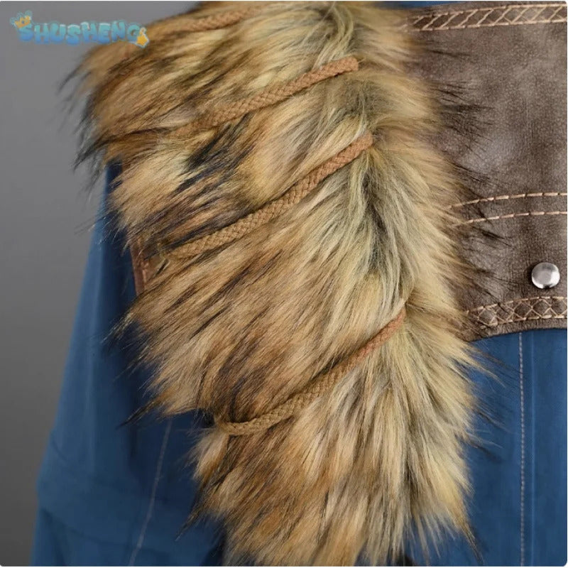 Lies of P: Overture Male lead P Cosplay Costume Coat pants belt props accessories scarf set Halloween party new fashion uniform