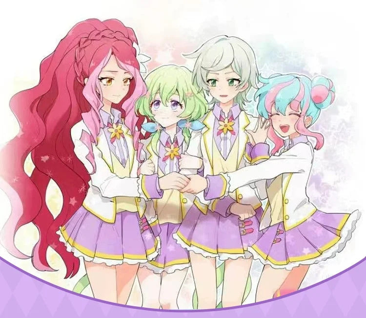 Aikatsu! Series Venus Ark Cosplay Costume School Uniform Halloween Carnival Party Christmas Play Role Clothes Clothing for Women