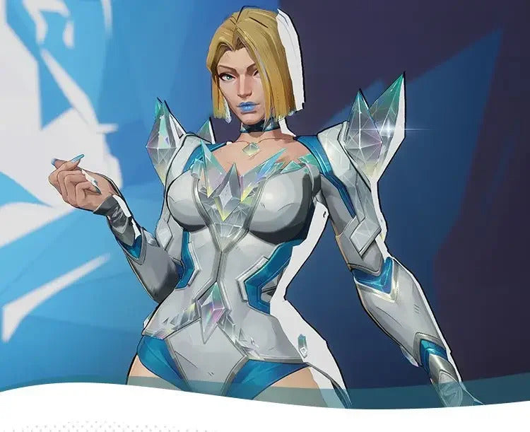 White Queen Emma Grace Frost Rivals cosplay costume High quality women fantasy jumpsuit shoes props shoulder armor Halloween set