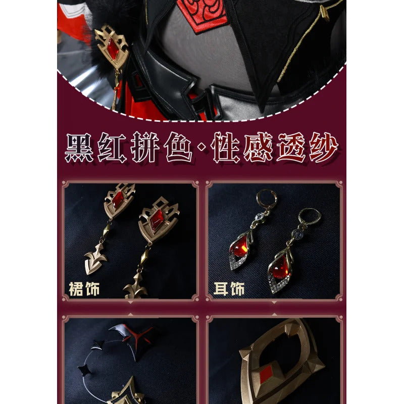 Game Honkai Impact 3 Theresa Apocalypse Cosplay Under the Moon Oath Costume Halloween Carnival Gothic Dress Sweet Lolita Uniform