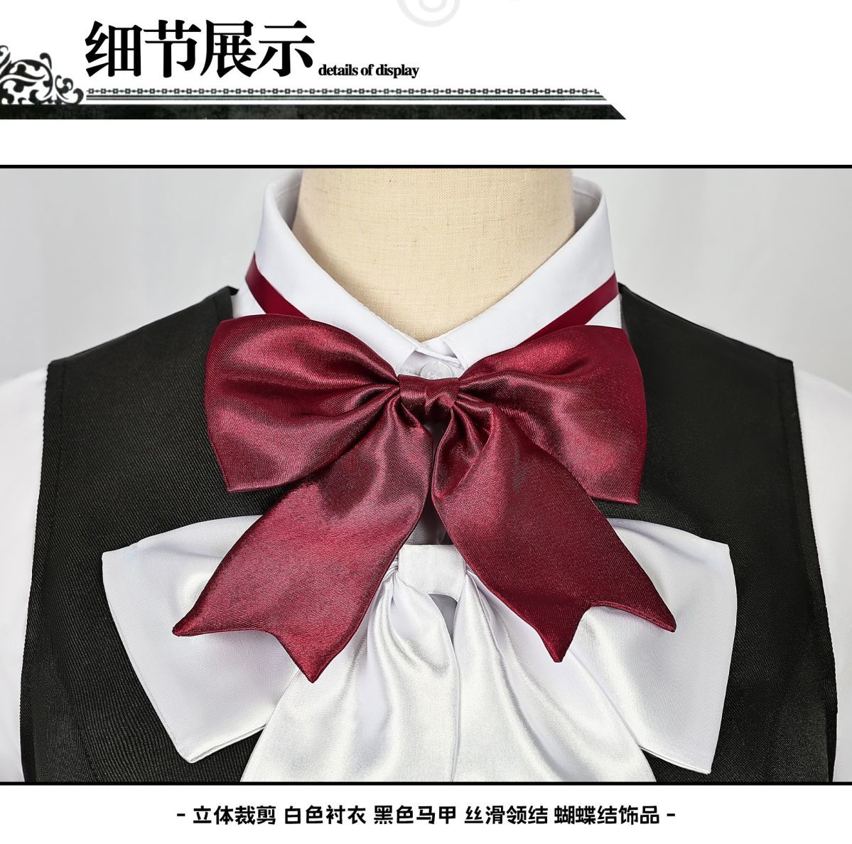 Game Diabolik Lovers Komori Yui Cosplay Costume Wig Fashion Purple Suit Uniform Dress Set for Women Halloween Party Role Play
