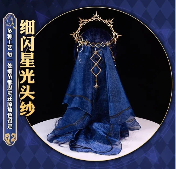 Identity Ⅴ Ada Mesmer Psychologist Emil Patient Cosplay Hengmeng Costume Halloween New Men Women Fashion Prop wig Dress Uniform