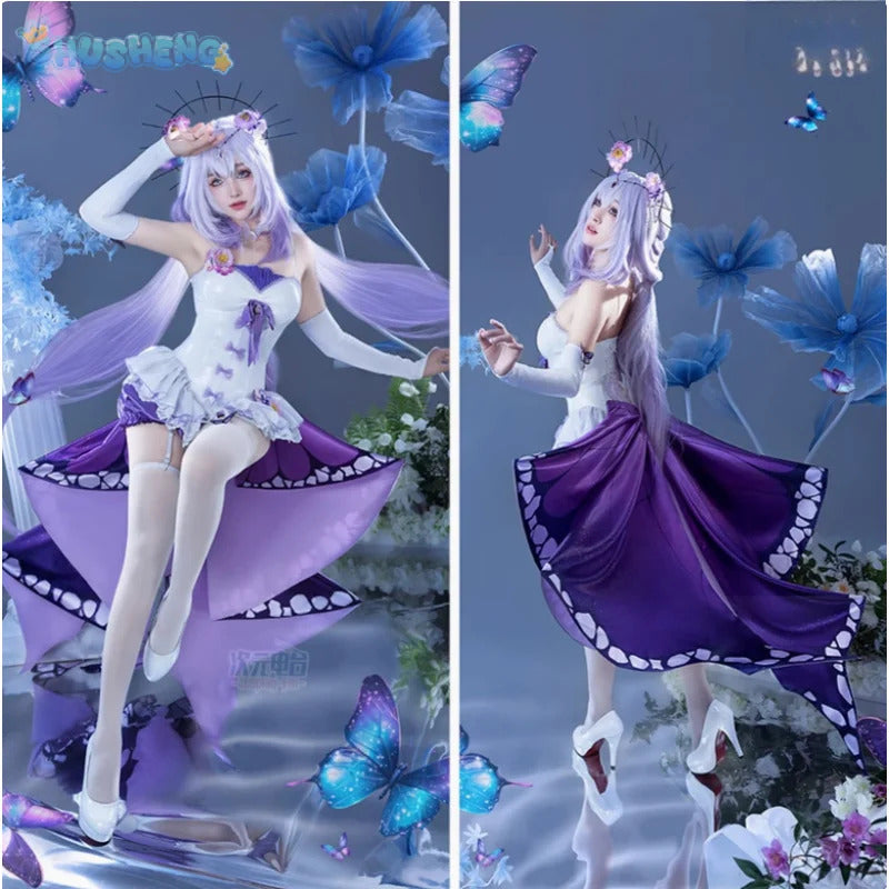 Game Honkai:Star Rail Castorice Cosplay Costume Halloween party new sweet dress wig accessories props Woman uniform set
