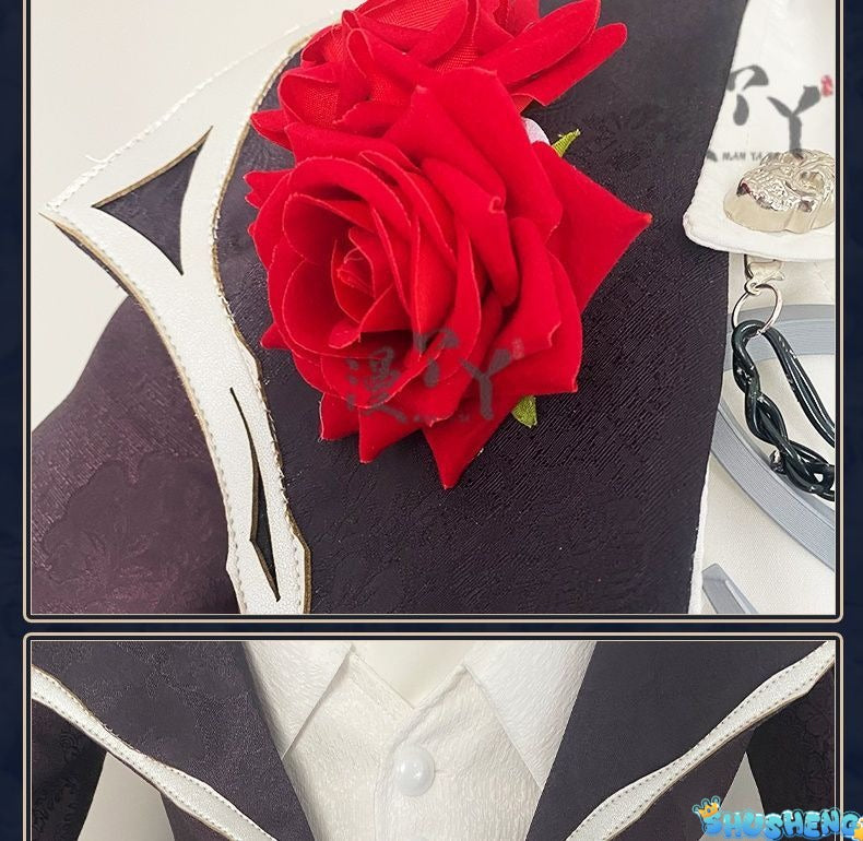 Prisoner/Luca Balsa Cosplay Game Identity V Costume The Official Halloween Concert Daily Outfit Party Role Play Clothing