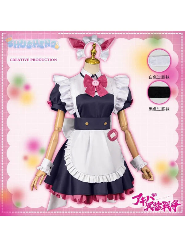 Akiba Maid War Wahira Nagomi Mannen Ranko Shiipon Hiiragi Yume Cosplay Sweet and sexy maid headwear accessories Halloween set