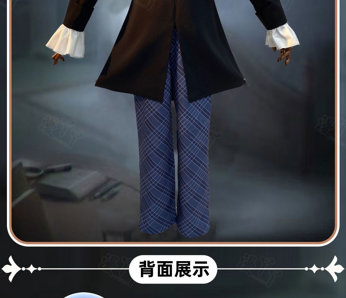 Joseph Desaulniers Photographer Cosplay Game Identity Ⅴ Costume accessories Halloween party fashionable handsome uniform set