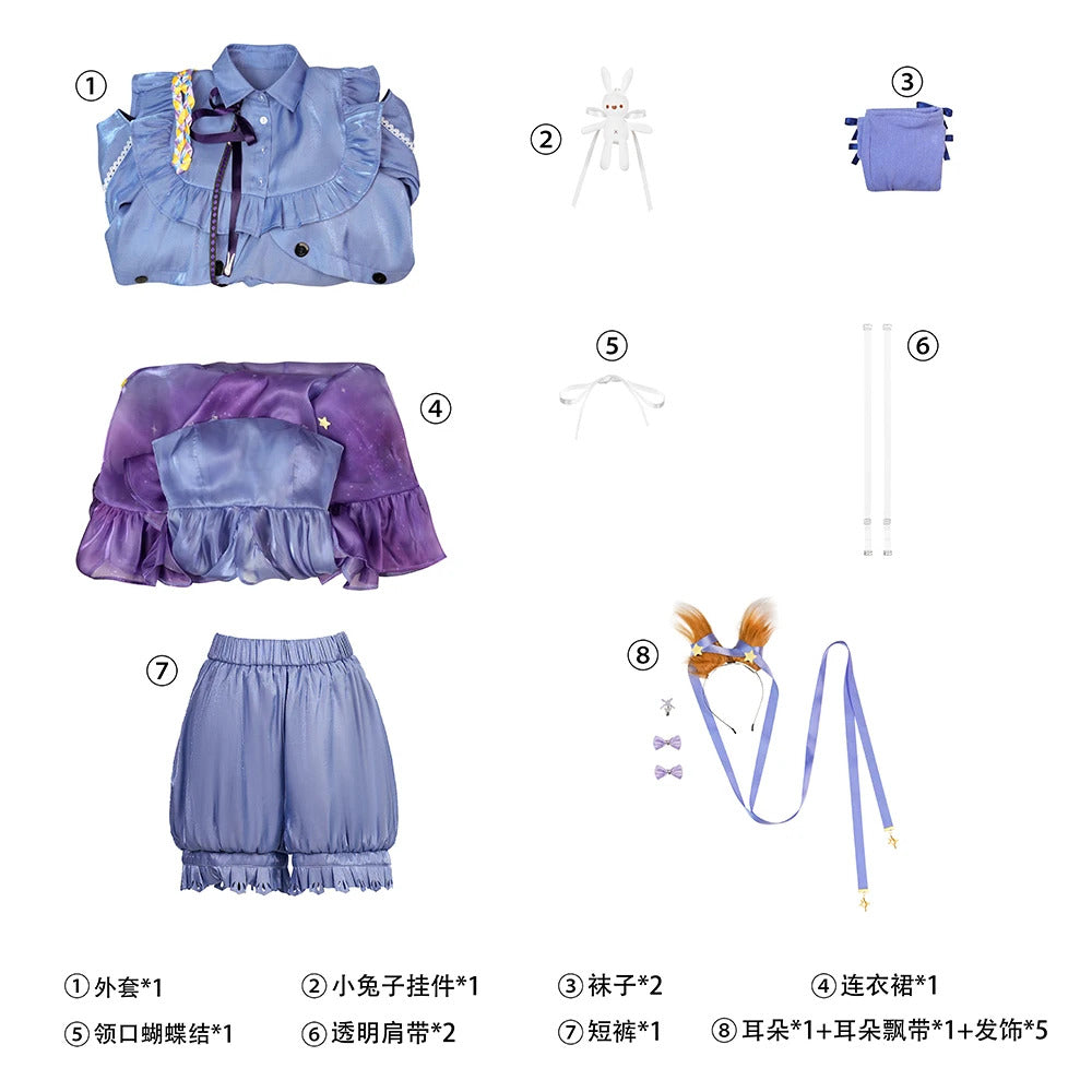 Game Arknights Kroos Cosplay Costume Uniform Halloween Carnival Party Christmas Play Role Clothes Clothing for Women