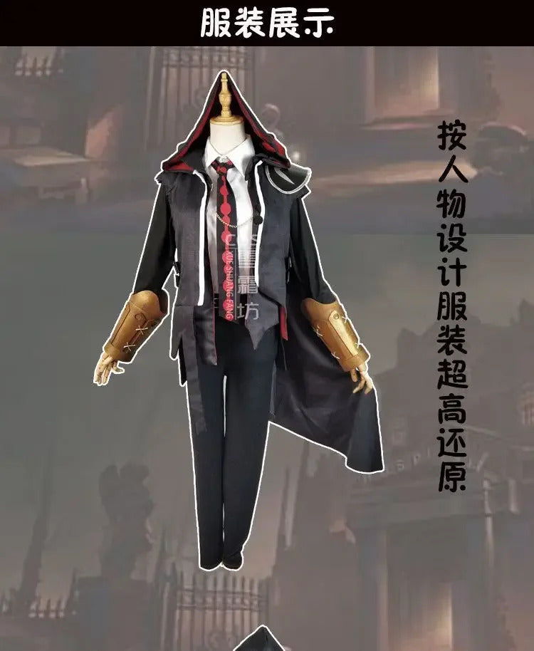 Anime Game Identity ⅤNaib Subedar Mercenary Cosplay Costume Uniform Halloween Carnival Party Christmas Play Role Clothes Suit
