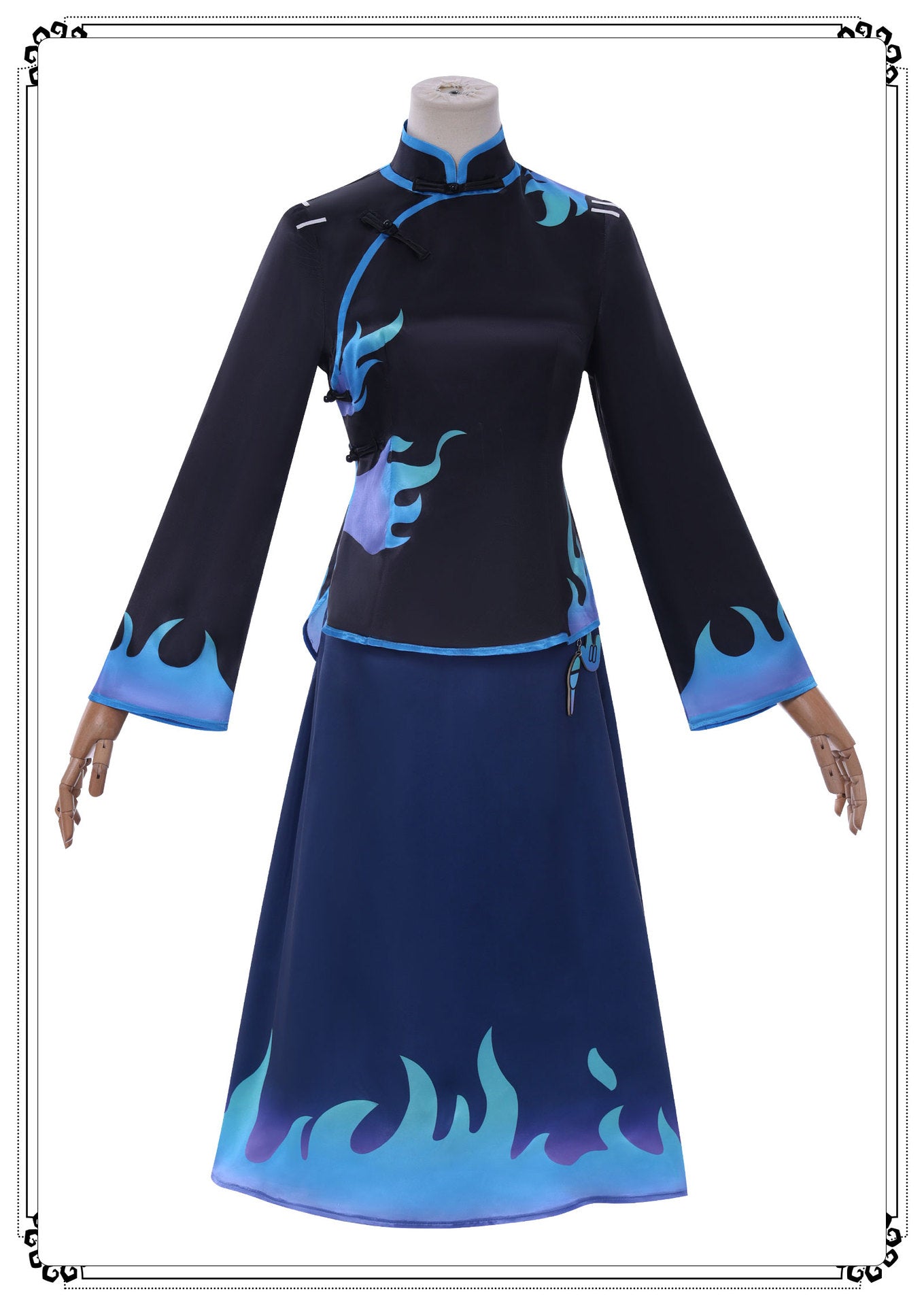 Identity V Antiquarian Flower Fire Cosplay Costume Republic Student Dress Chinese Style Hanfu Anime Game Character Outfit Summer