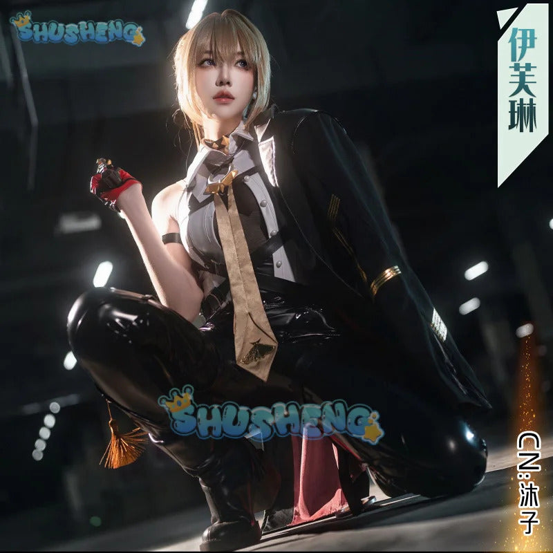 Zenless Zone Zero Evelyn Chevalier Cosplay Costume Agony's Embrace Uniform Halloween Carnival Party Christmas Play RoleClothing