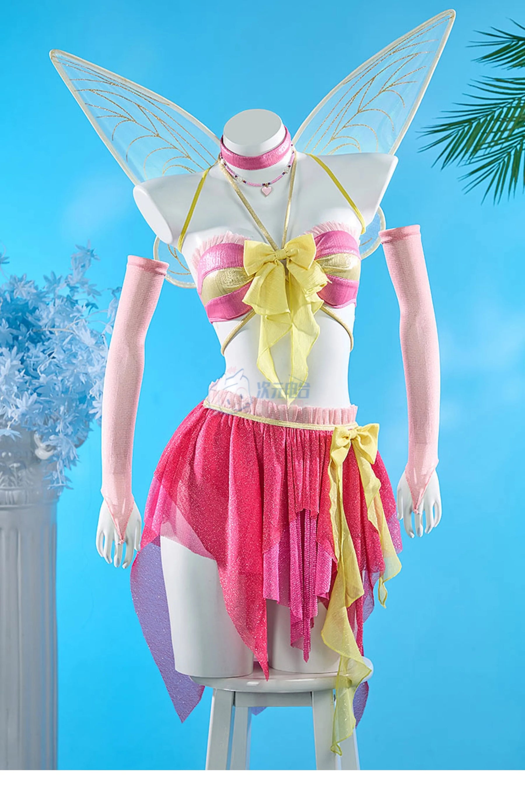 Movie Musa Cosplay Costume Halloween party sexy dress accessories prop wing set women beach sexy swimsuit uniform