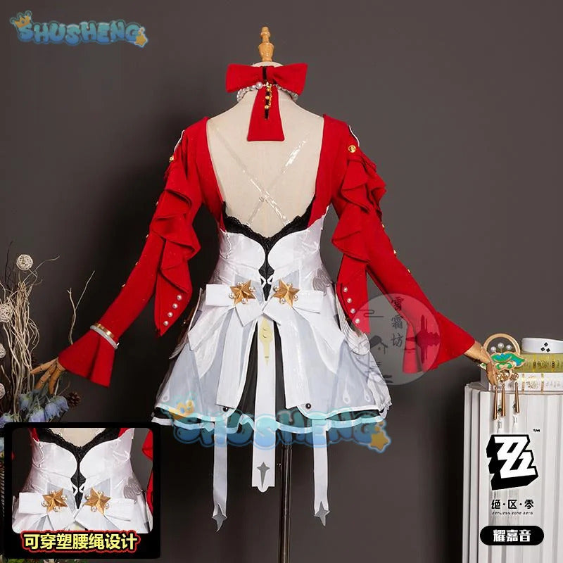 Zenless Zone Zero Astra Yao Cosplay Costume Uniform Halloween Carnival Party Christmas Play Role Clothes Clothing for Women