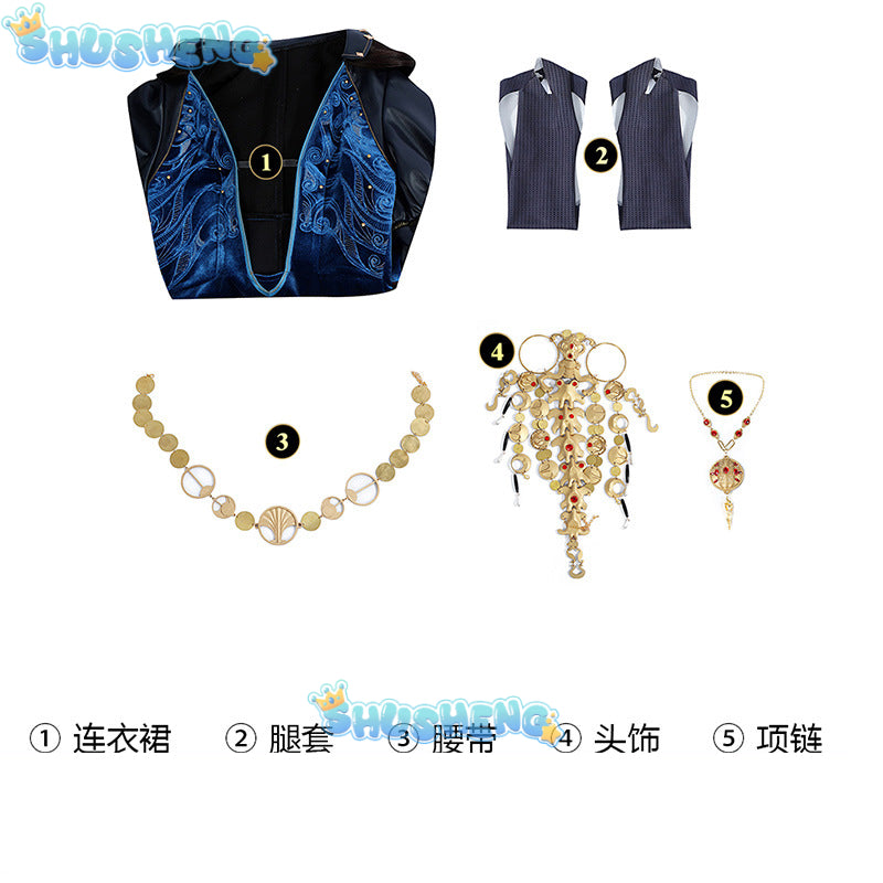 Mizora Cosplay Baldurs Gate 3 Costume Fantasia Disguise for Adult Women Dress BG3 Roleplay Outfit Female Halloween Carnival Suit