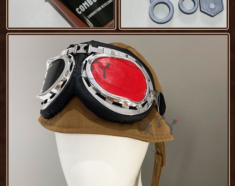 Game Identity V Demi Bourbon Barmaid Cosplay Costume Protective goggles hats gloves accessories props Halloween party New Set