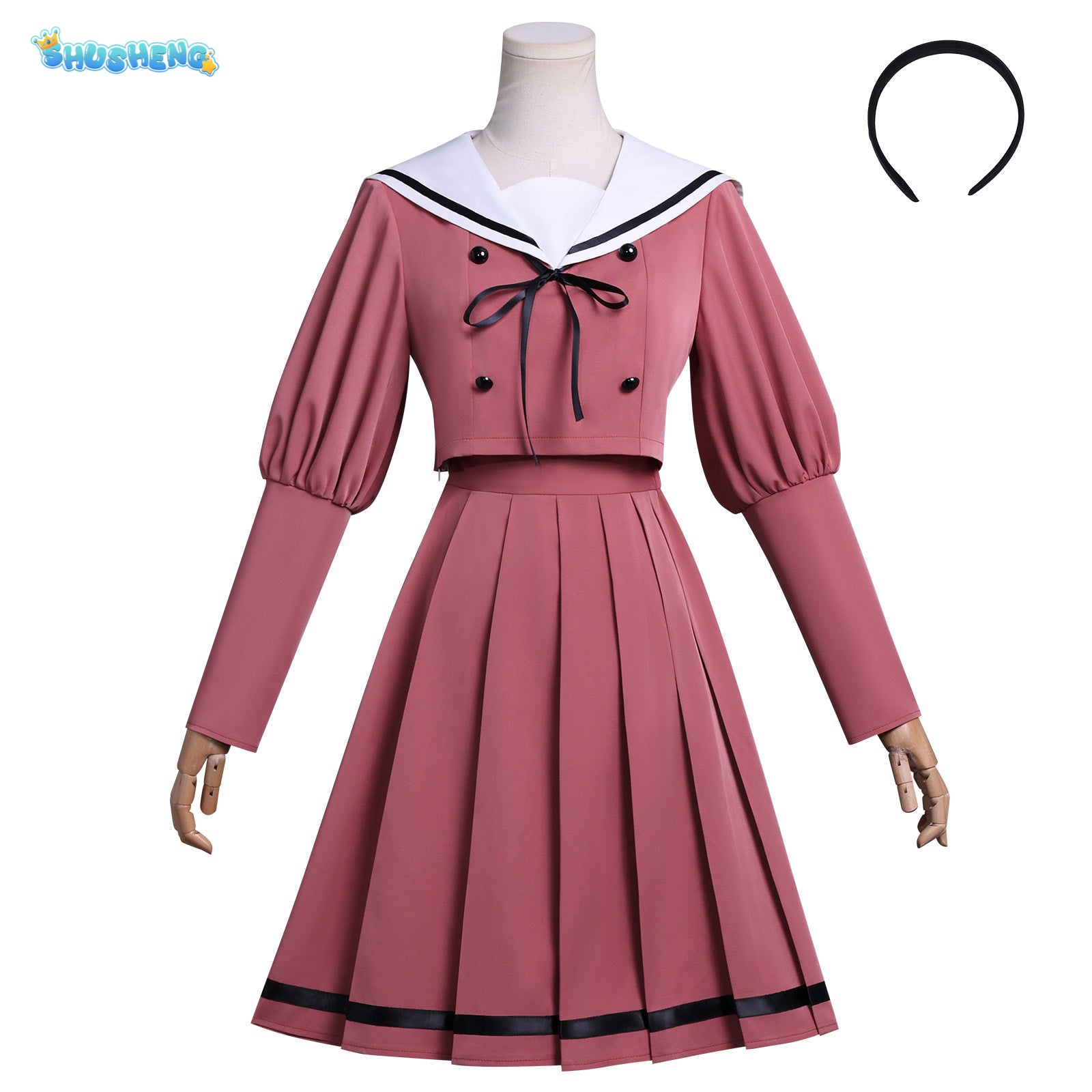 Waguri Kaoruko Cosplay Costume The Fragrant Flower Blooms With Dignity JK Uniform Carnival Women Casual Daily Set