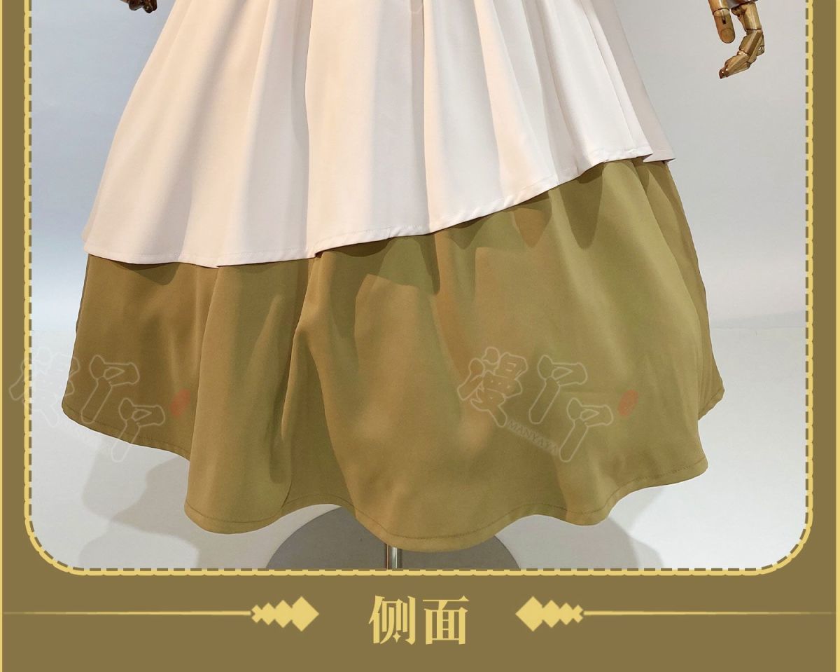 Anime Cardcaptor Sakura Card Captor Tomoyo Daidouji Cosplay Costume Brown Princess Long Dress Woman Cute Daily Leisure Suit