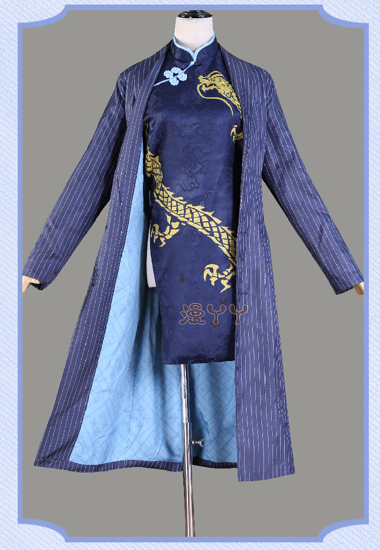 Blue Archive Game Cosplay Kisaki Costume Chinese-style Cheongsam Sexy Qipao Full Set Role Play Outfit Halloween Party Women