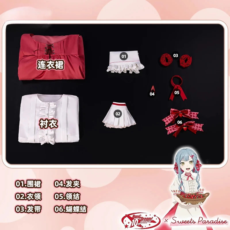 BanG Dream Sakiko Togawa Cosplay Costume Uniform Halloween Carnival Party Christmas Play Role Clothes Clothing for Women