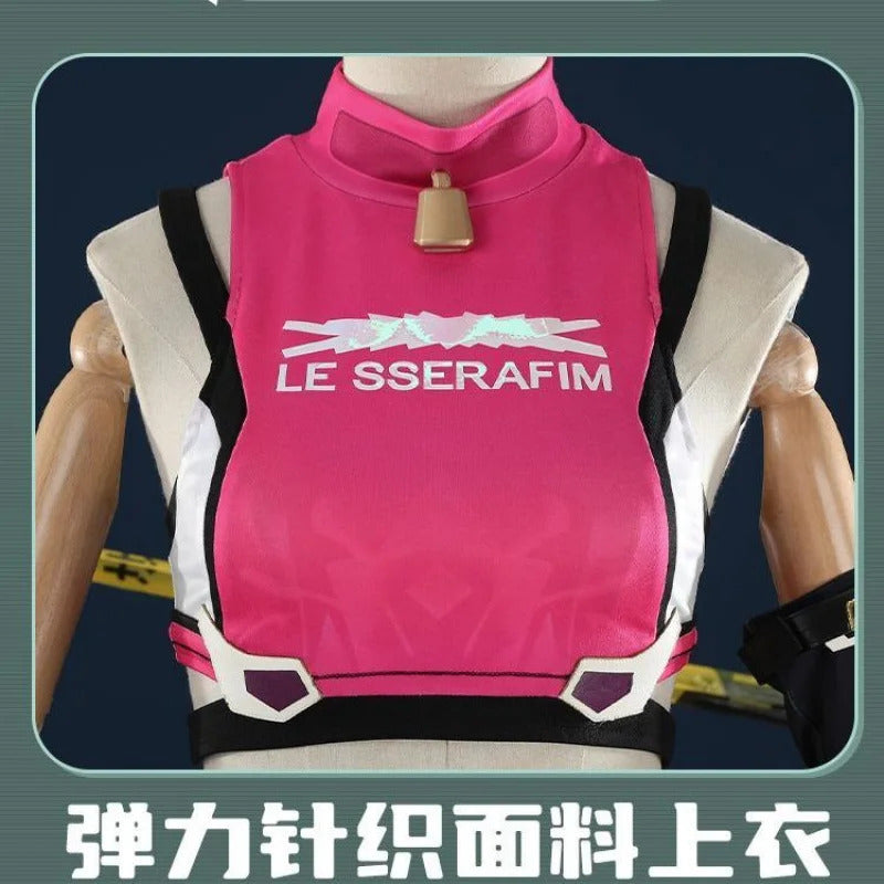 Game Juno OVERWATCH2 Cosplay Costume Halloween party casual men women uniform jacket strapless pants prop set