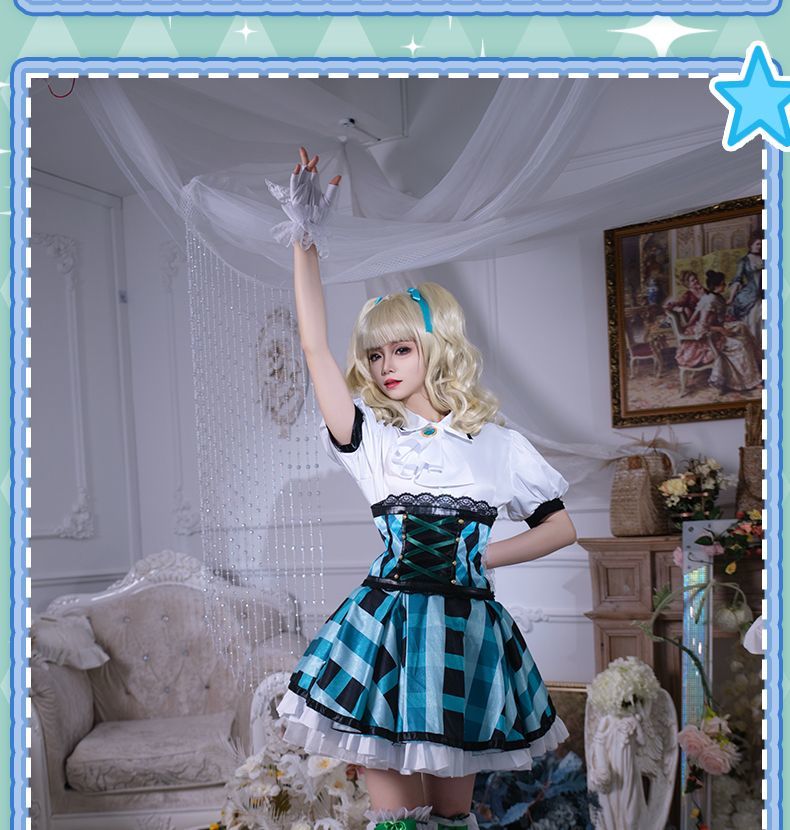 Todo Yurika Cosplay Costume Game Aikatsu Uniform Halloween Carnival Party Christmas Play Role Clothes Clothing