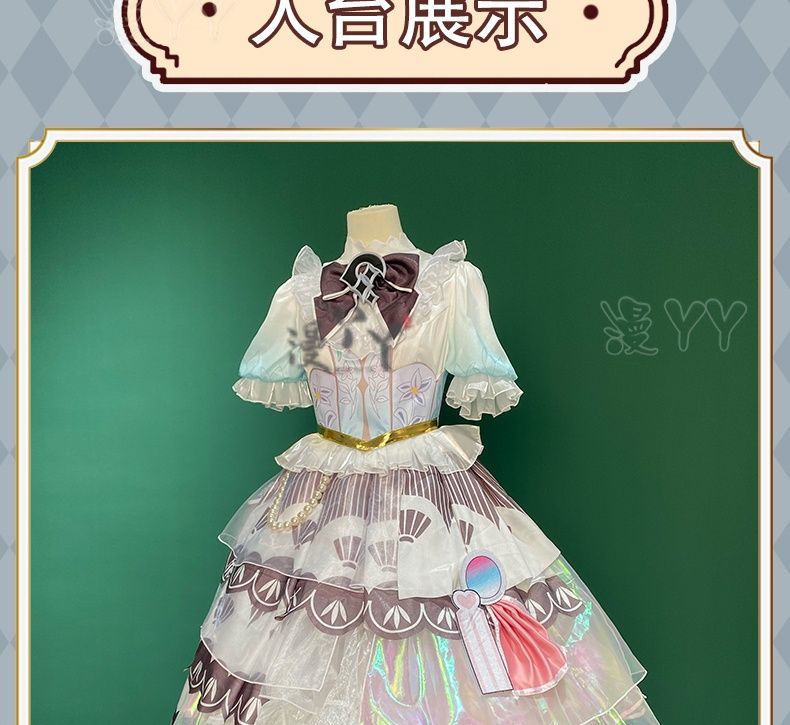 Dolia Cosplay Costume Game Honor of Kings Doria Costume Uniform Dress Headgear Set Duo Liya Role Play Clothing Women Dress