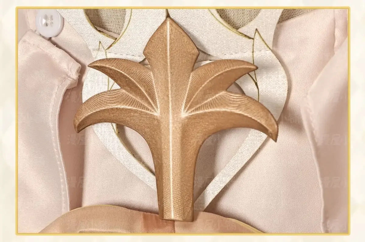 Honkai Star Rail Aglaea Cosplay Costume Wig Dress Headwear Amphoreus The Goldweaver Carnival Halloween Party Women Props