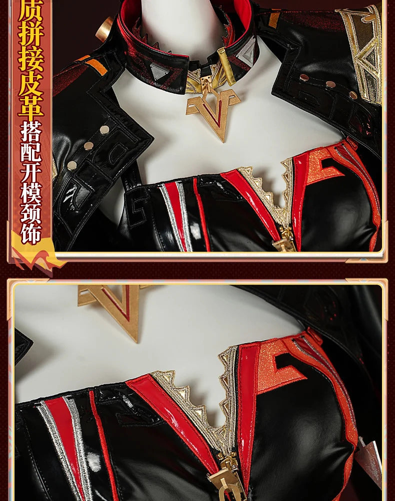 Shusheng Genshin Impact Mavuika Pyro Archon Cosplay Costume Cos Game Anime Party Uniform Hallowen Play Role Clothes Clothing