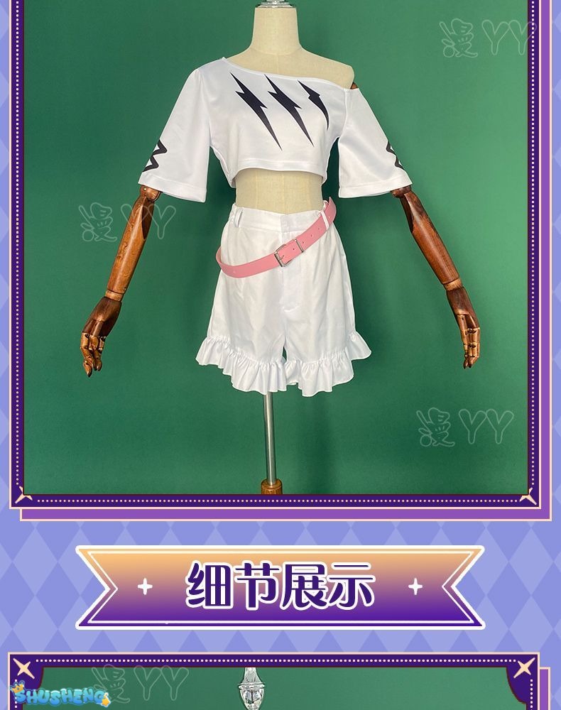 YouTuber VTuber Mococo Abyssgard Cosplay Costume Party Suit Top Skirts Halloween Uniform Anime Clothing Custom Made Shoes