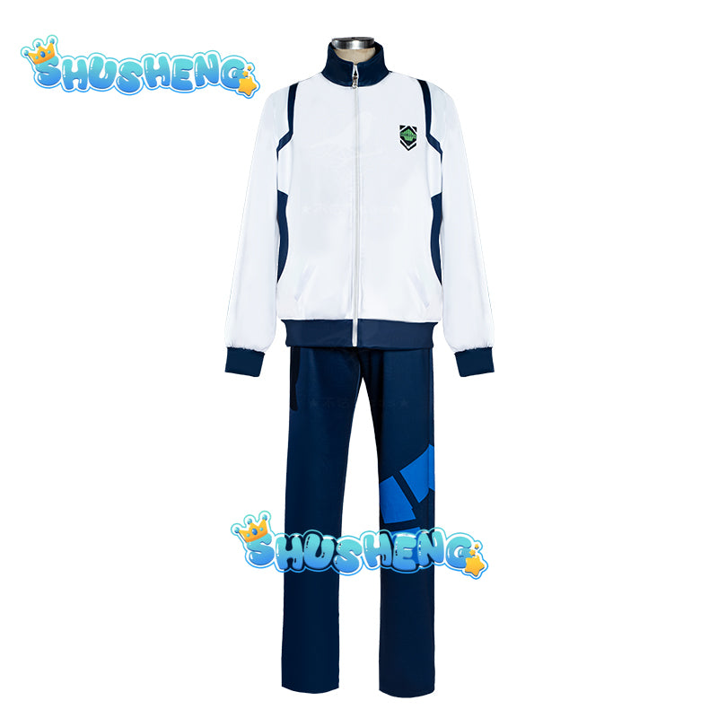 Blue Lock Reo Nagi Bachira Isagi Chigiri Cosplay Costume Zip Sportswear Tracksuit Sweatshirt Hoodie Halloween Carnival Clothes