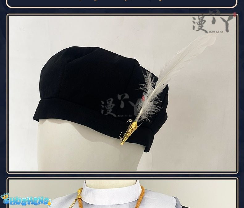 Orpheus Novelist Game Identity V Cosplay Starting a new chapter Costume Halloween New Uniform Accessories Props Fashion Set