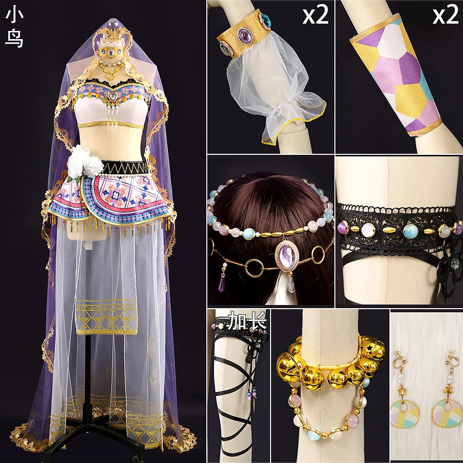 Love Live!u's Printemps Kousaka Honoka/Tojo Nozomi All Members Dancers Awakening Gorgeous Dress Uniform Cosplay Costume Women
