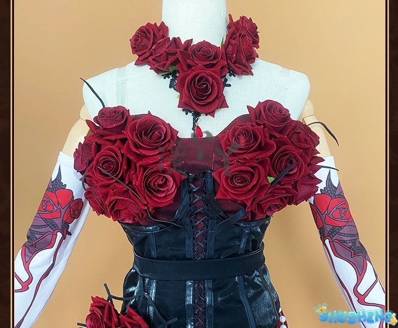 Game Identity ⅤBloody Queen Mary Cosplay Costume Women Girls Dress Roleplay Fantasia Outfits Halloween Carnival Uniform