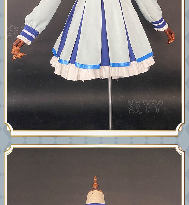 Aikatsu Stars! Costume Nijino Yume Cosplay Dresses School Idol Yume Wigs Headwear Halloween Carnival Schoolgirl Uniform Dress