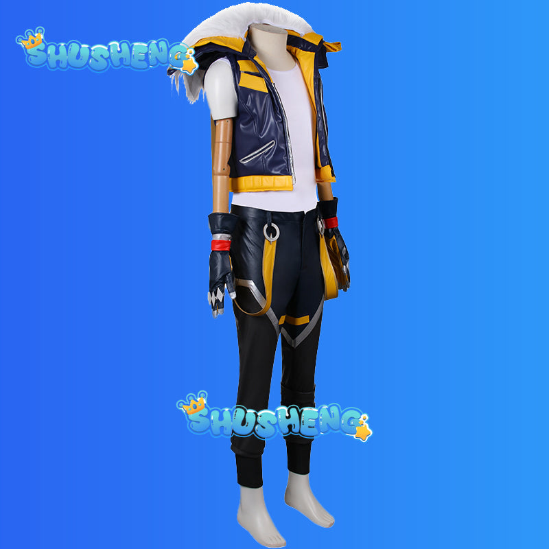 Game LOL HEARTSTEEL Sett Cosplay Costume LOL Adult Men Roleplay Fantasia Outfits Male Sett Uniform Halloween Full Set