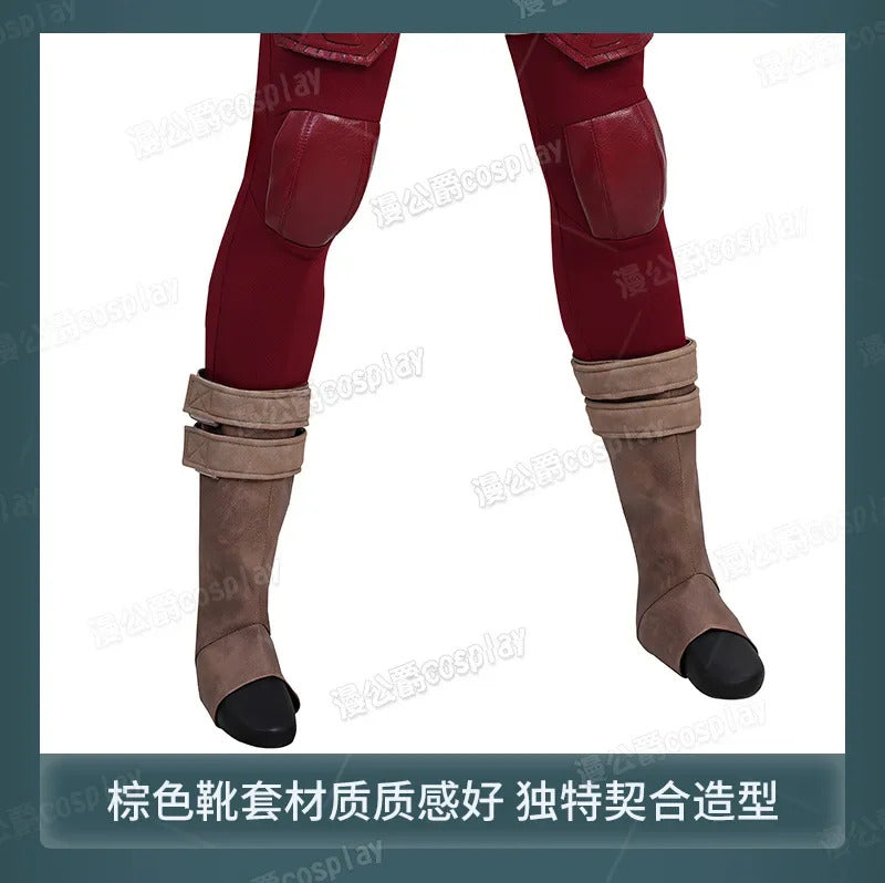 Movie Thunderbolts Red Guardian Cosplay Costume Uniform Halloween Carnival Party Christmas Play Role Clothes Clothing for Men