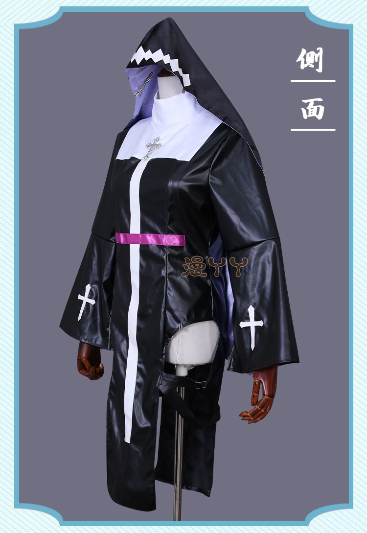 Anime! Honkai Impact 3 Kallen Kaslana Nun's outfit Lovely Uniform Cosplay Costume Halloween Suit