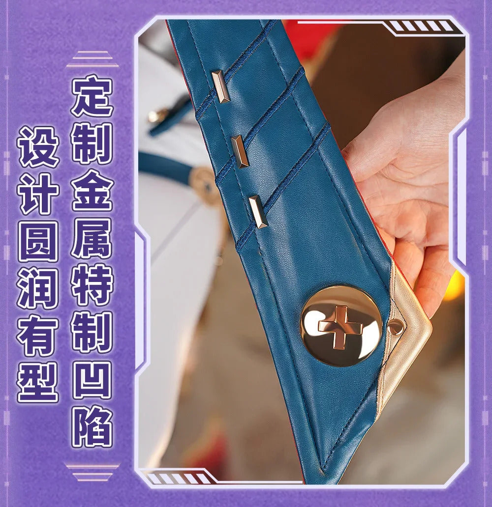 Game Genshin Impact Ineffa Cosplay Costume Uniform Halloween Carnival Party Christmas Play Role Clothes Clothing for Women