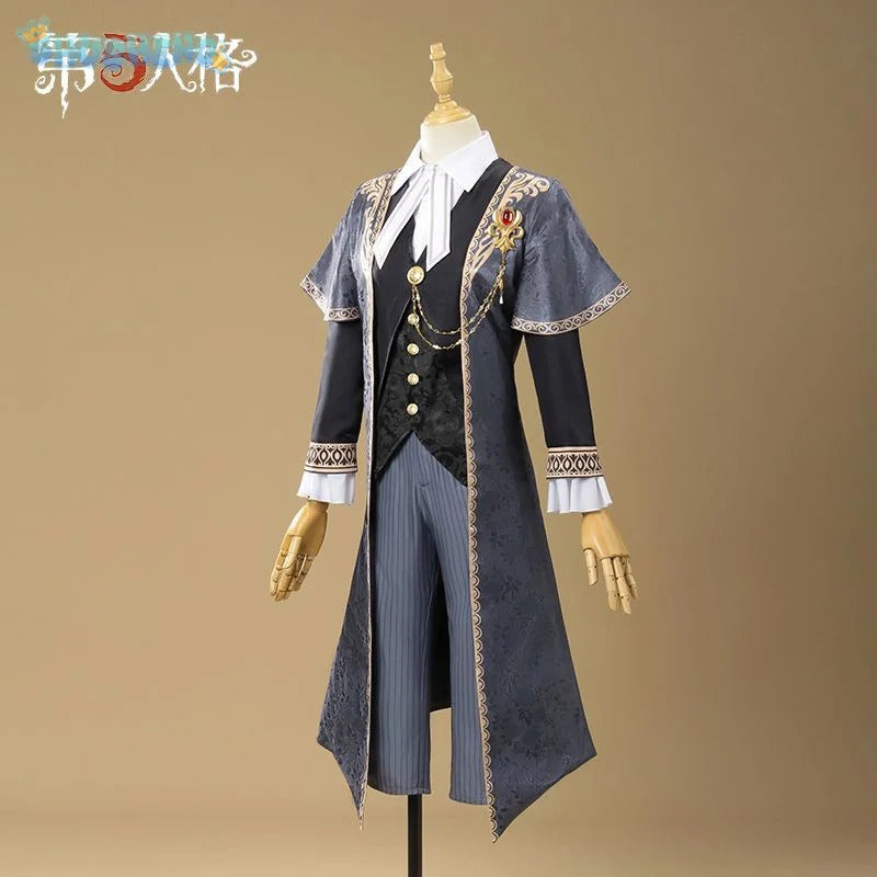Identity Ⅴ Freddy Riley Lawyer The weight of justice Cosplay Costume Halloween New Fashionable Coat Shirt Vest Tie Prop Man Set