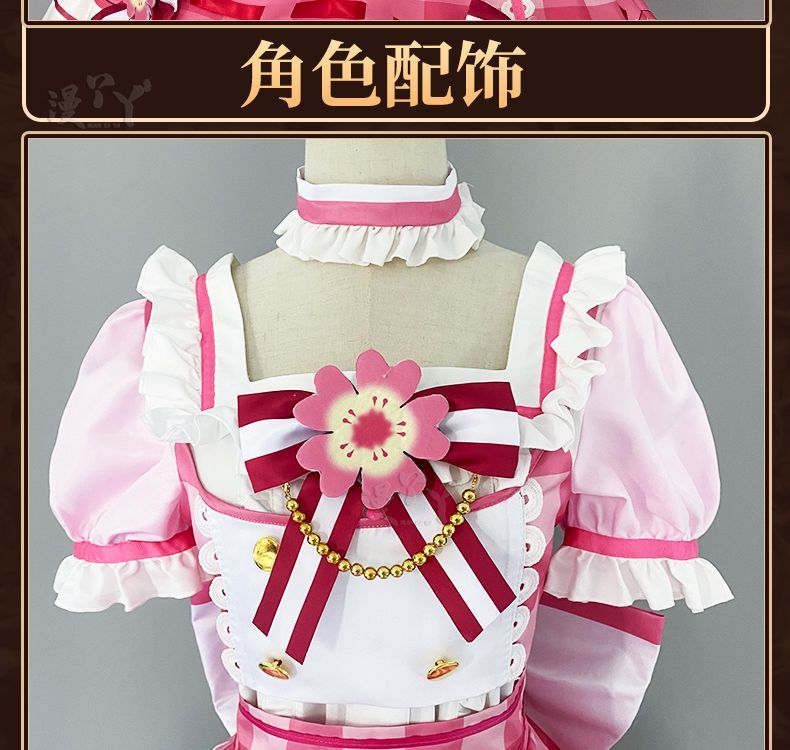 Anime Aikatsu Hoshimiya Ichigo Cosplay Costume Uniform Halloween Party for Women Men Carnival Props