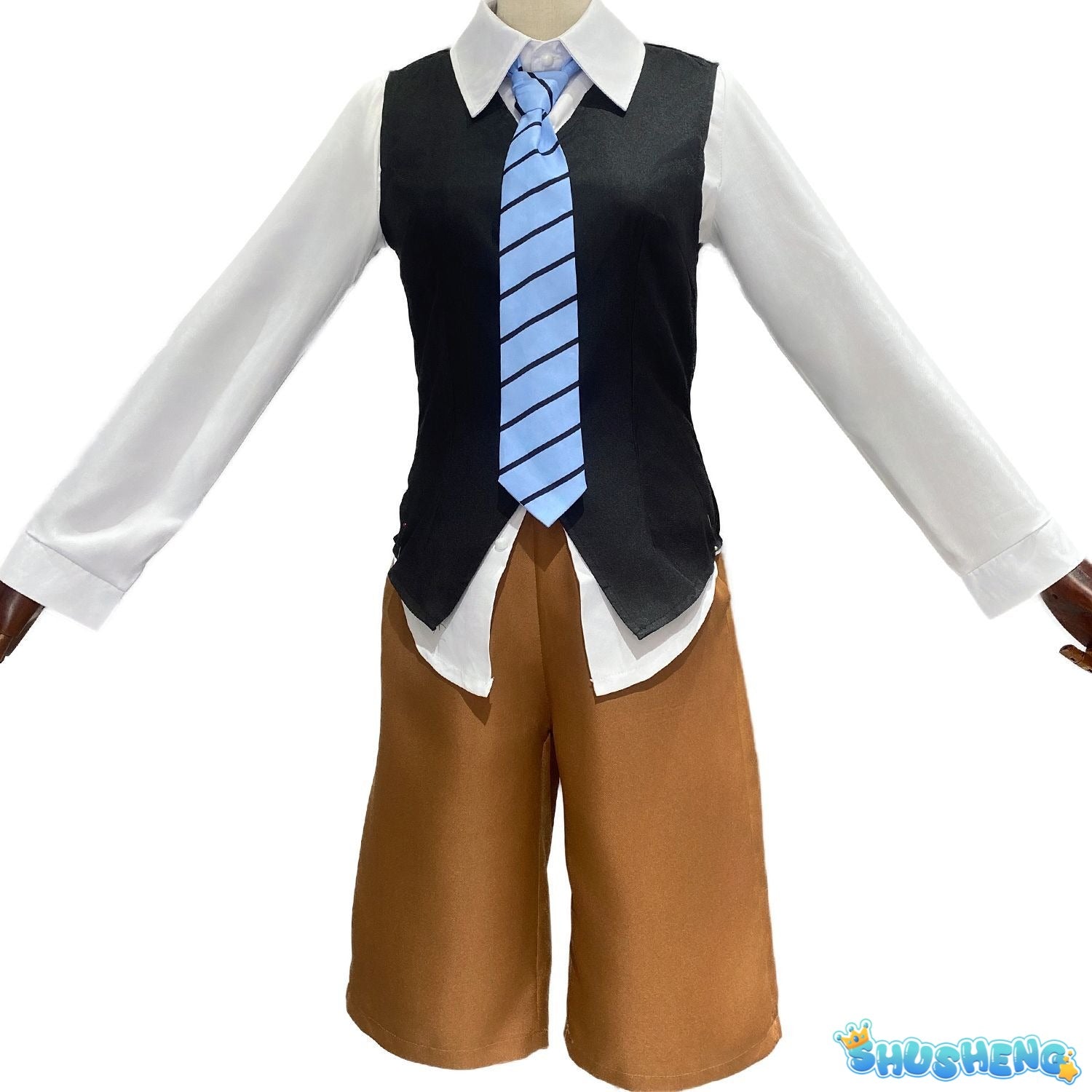 Anime Bungo Stray Dogs Edogawa Rampo Cosplay Costume Halloween Unisex Uniform Detective Suit Party Colthing