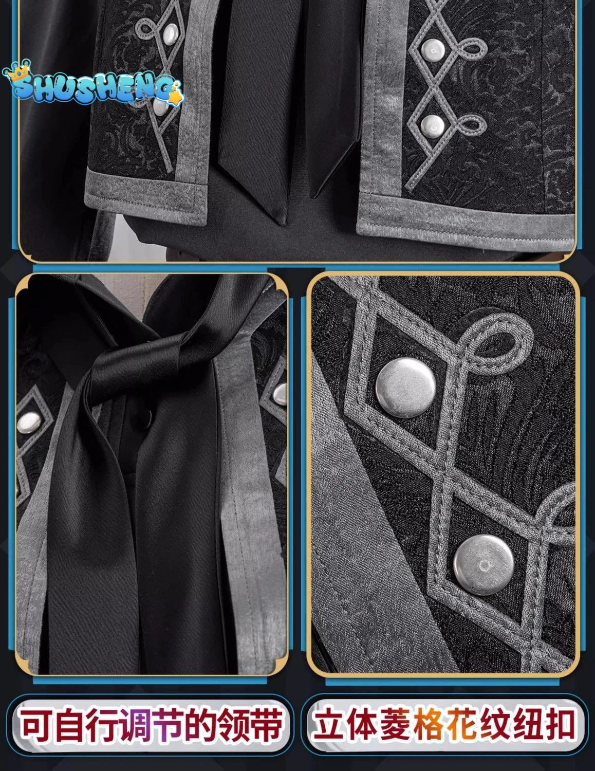 Identity V Matthias Czernin Puppeteer Game Suit Handsome Uniform Cosplay Costume Halloween Party Role Play Outfit Men