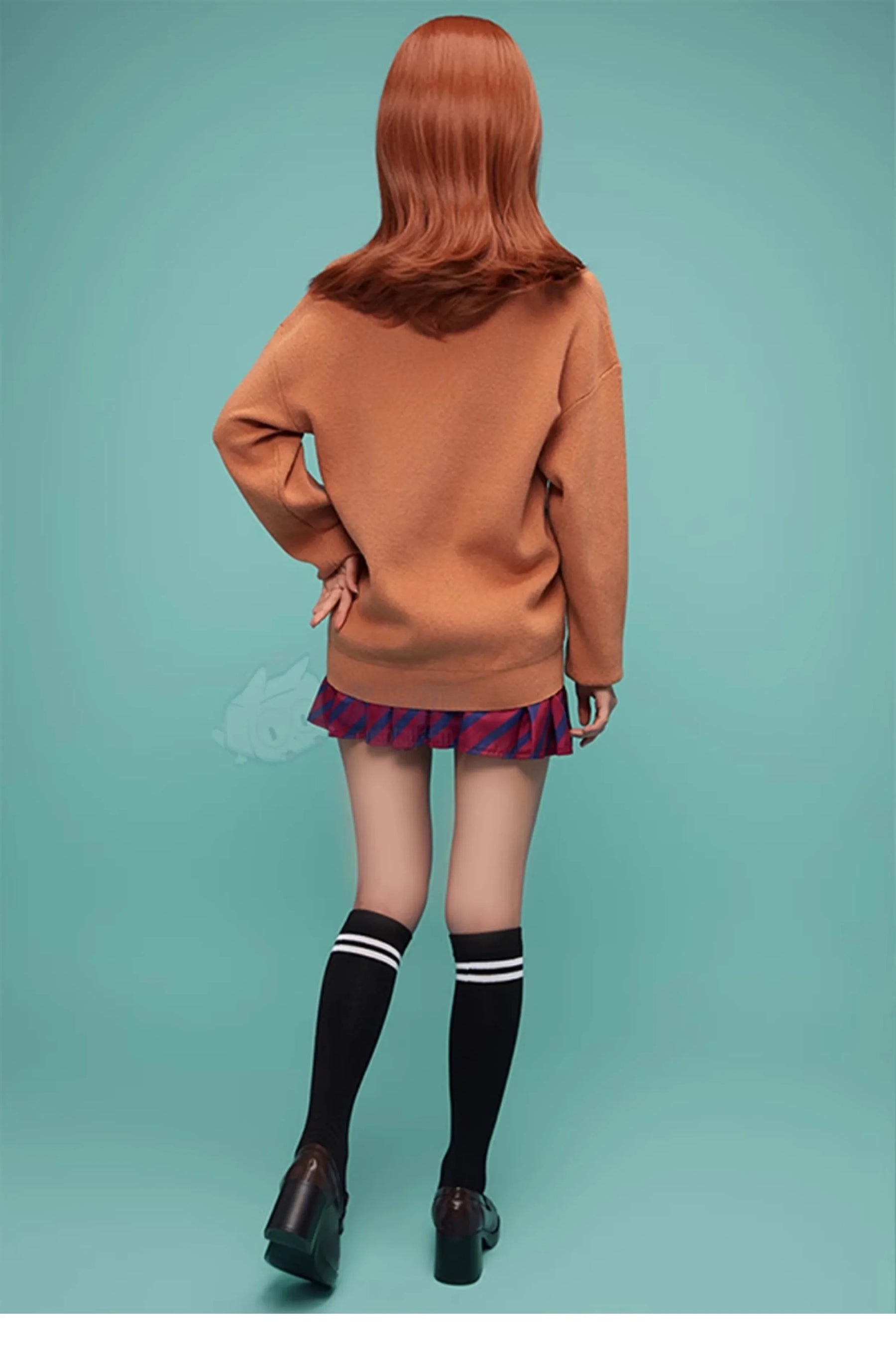 Anime Yamai Ren Komi Can't Communicate Cosplay Costume Halloween Carnival Sweet JK Uniform Sweater Coat Socks Women's Man Set