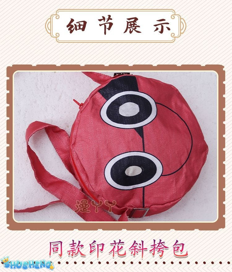 Anime Bungou Stray Dogs Yumeno Kyusaku Cosplay Costume and Doll Toy Hat Backpack Scarf Full Set Custome Made
