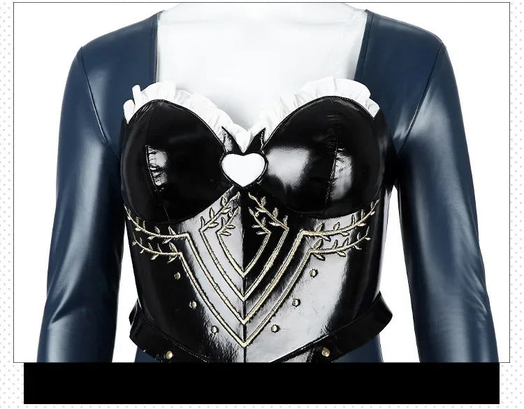 Game Metaphor:ReFantazio Ezelin Hockenberger Cosplay Costume Uniform Halloween Carnival Party Play Role Clothes Clothing