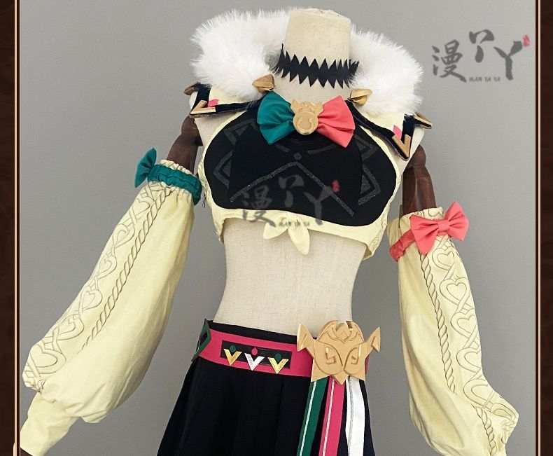 Genshin Impact Vareesa Cosplay Costume - Full Set Anime Game Roleplay Outfit with Accessories
