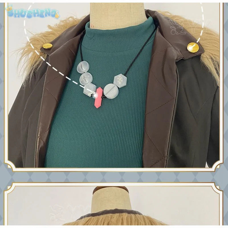 Game Identity Ⅴ cheerleader Cosplay Costume Windbreaker sweater belt glasses gloves set Halloween carnival fashion Woman uniform