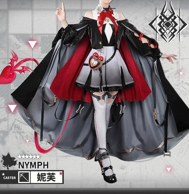 Shusheng Arknights Nymph Cosplay Costume Cos Game Anime Party Uniform Hallowen Play Role Clothes Clothing