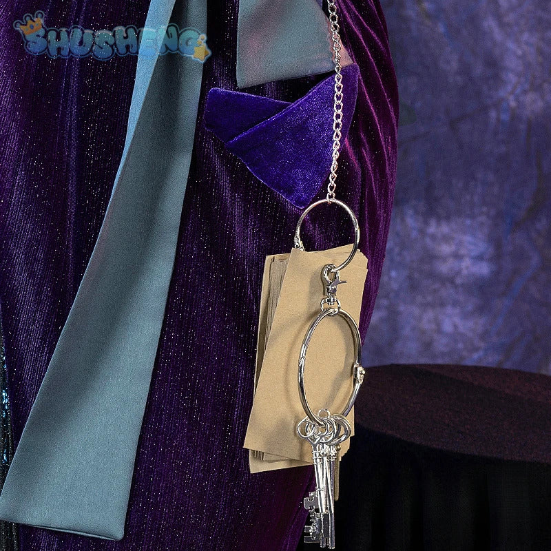 Game Reverse:1999 Tuesday Cosplay Christine costume Sexy Mature Purple Dress Accessories Halloween Ball Women New Uniform