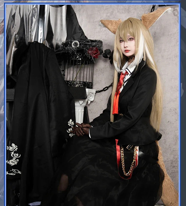 Arknights Vulpisfoglia Cosplay Costume Uniform Halloween Carnival Party Christmas Play Role Clothes Clothing for Women